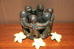 NEW Circle of Friends Candle Holder - Bali Circle 6 Friends MANY COLOURS AVAIL.