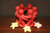 NEW Circle of Friends Candle Holder - Bali Circle 6 Friends MANY COLOURS AVAIL.