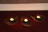 NEW Balinese Metal Leaf T-Light Candle Holder - Bali Candle Holder - 3 DESIGNS!!