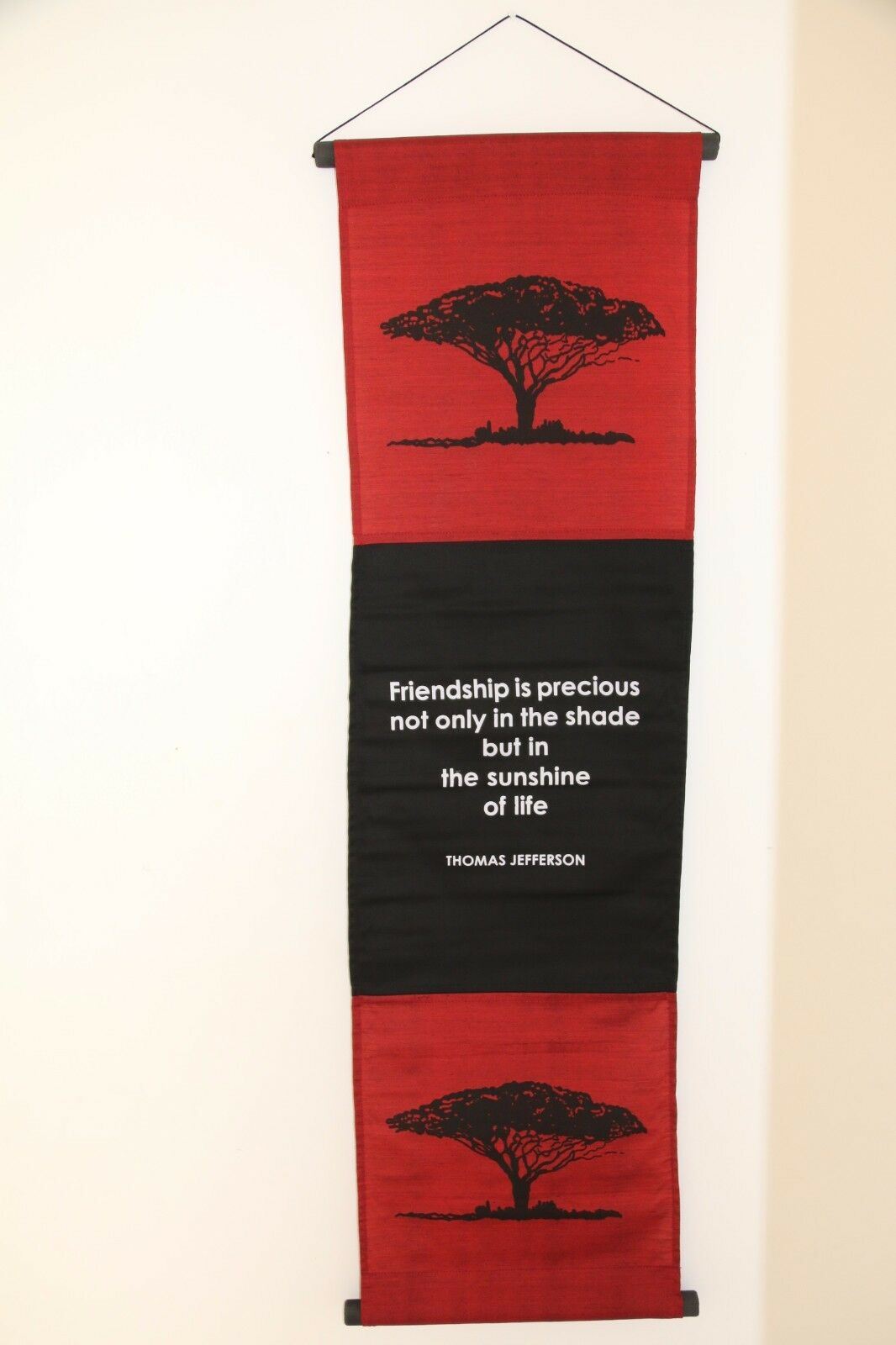 Brand New Balinese FRIENDSHIP IS PRECIOUS Affirmation Banner Hanging