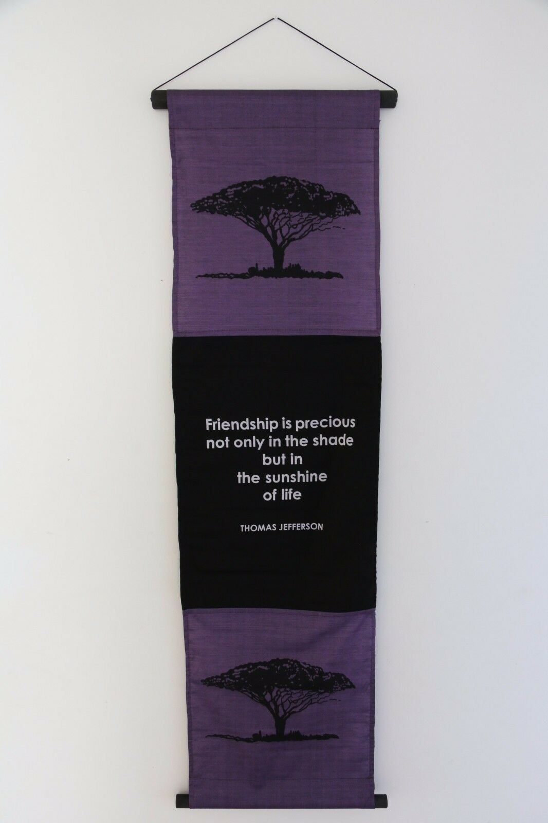 Brand New Balinese FRIENDSHIP IS PRECIOUS Affirmation Banner Hanging