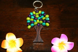 NEW Hand Crafted Tree of Life Keyring - MANY COLOURS - Perfect Inexpensive Gift