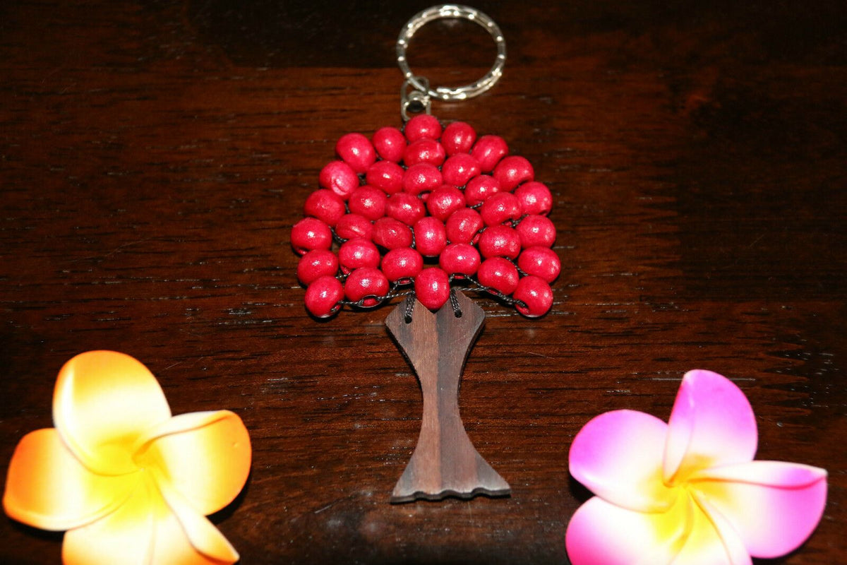 NEW Hand Crafted Tree of Life Keyring - MANY COLOURS - Perfect Inexpensive Gift