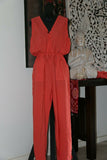 NEW Ladies Long Jumpsuit / One Size / Choose from Black, Blue, White or Orange