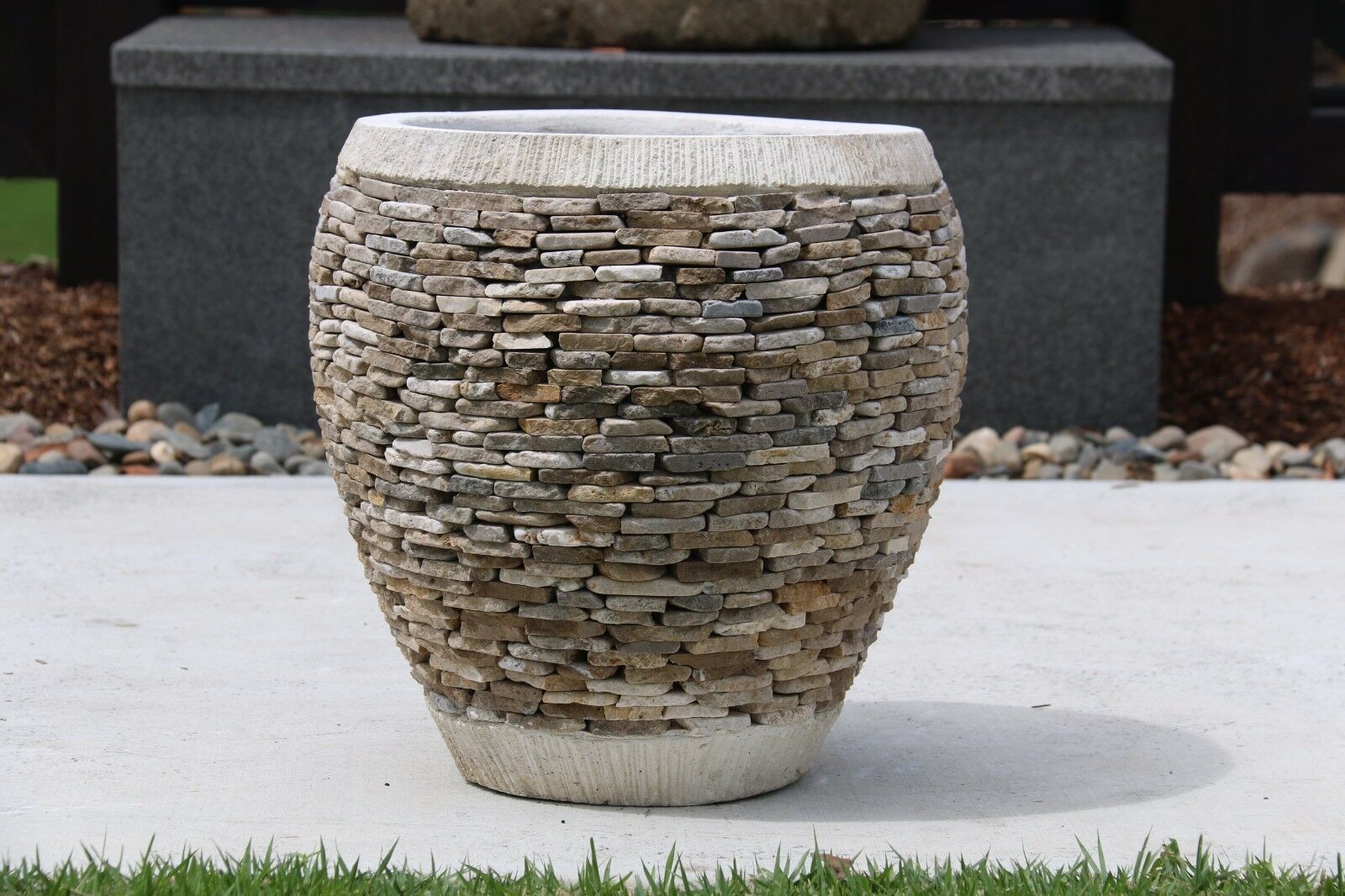 Balinese Stacked Stone Pots