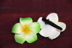 NEW Frangipani Crocodile Clips - MANY COLOURS - Frangipani Hair Clips - Pack 2