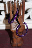 NEW Hand Crafted Wooden Bead Bracelet - MANY COLOURS - Perfect Inexpensive Gift