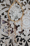 NEW Bali Dream Catcher - Crochet, Tassels, Bamboo & Shells BOHO Dream Catcher