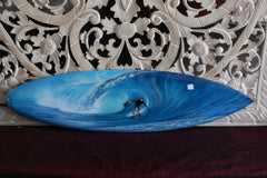 NEW Bali Handmade Air Brushed Surfboard Wall Decor 80cm - Bali Surfboard Wall Ar