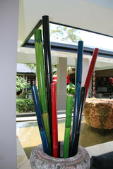 NEW Balinese Bamboo Decor Sticks - 4 Colours Available - Coloured Bamboo Sticks