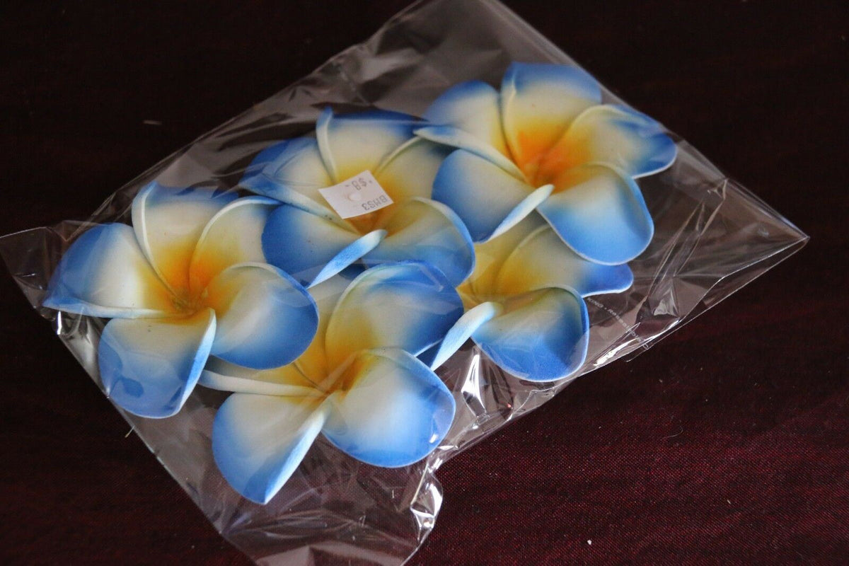 NEW Large Floating Frangipanis / PACK of 5 Large Bali Wedding Scatter Flowers