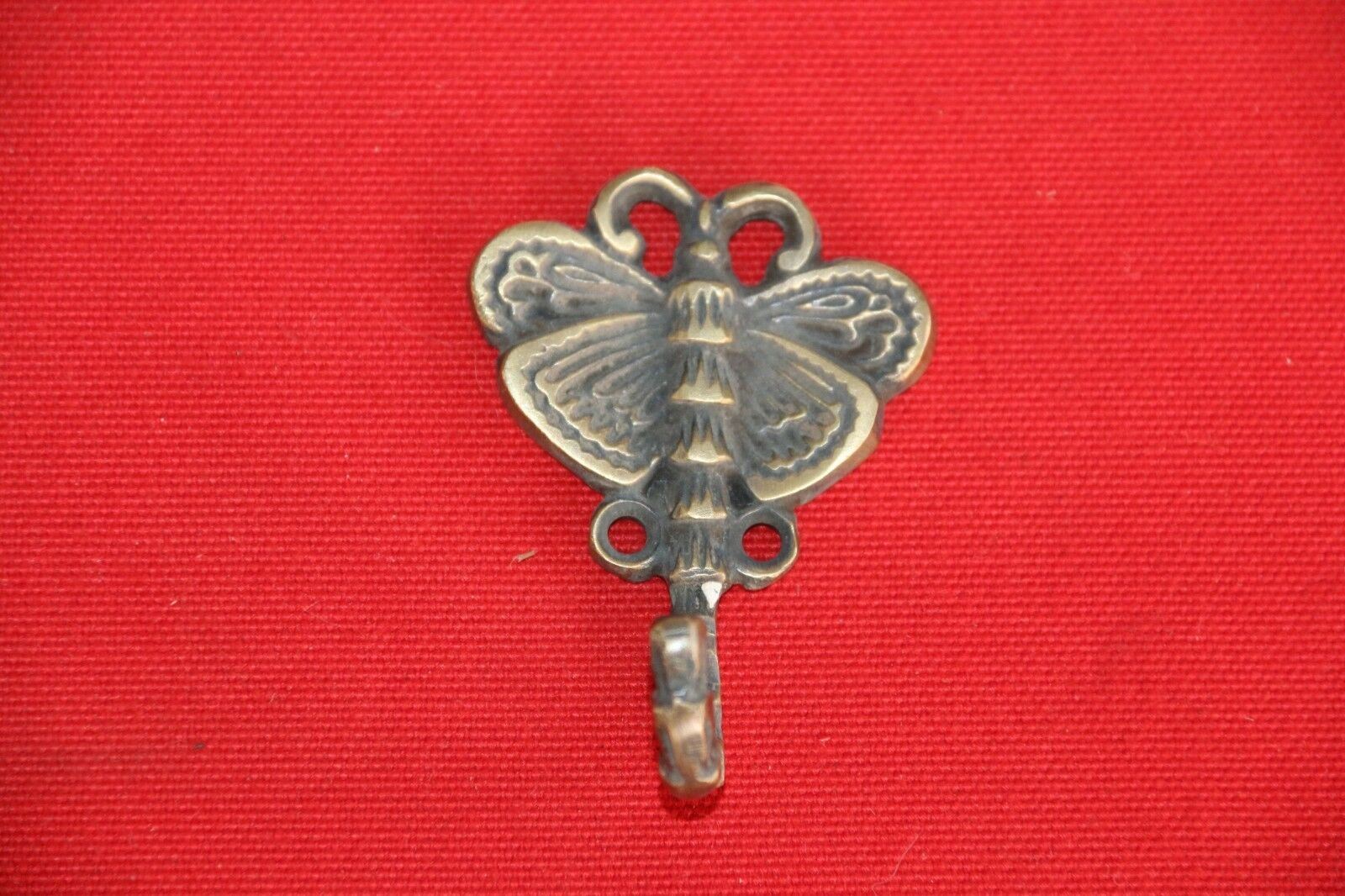 New BRASS Hook - Decorative Wall Hook - Choose from TURTLE or BUTTERFLY