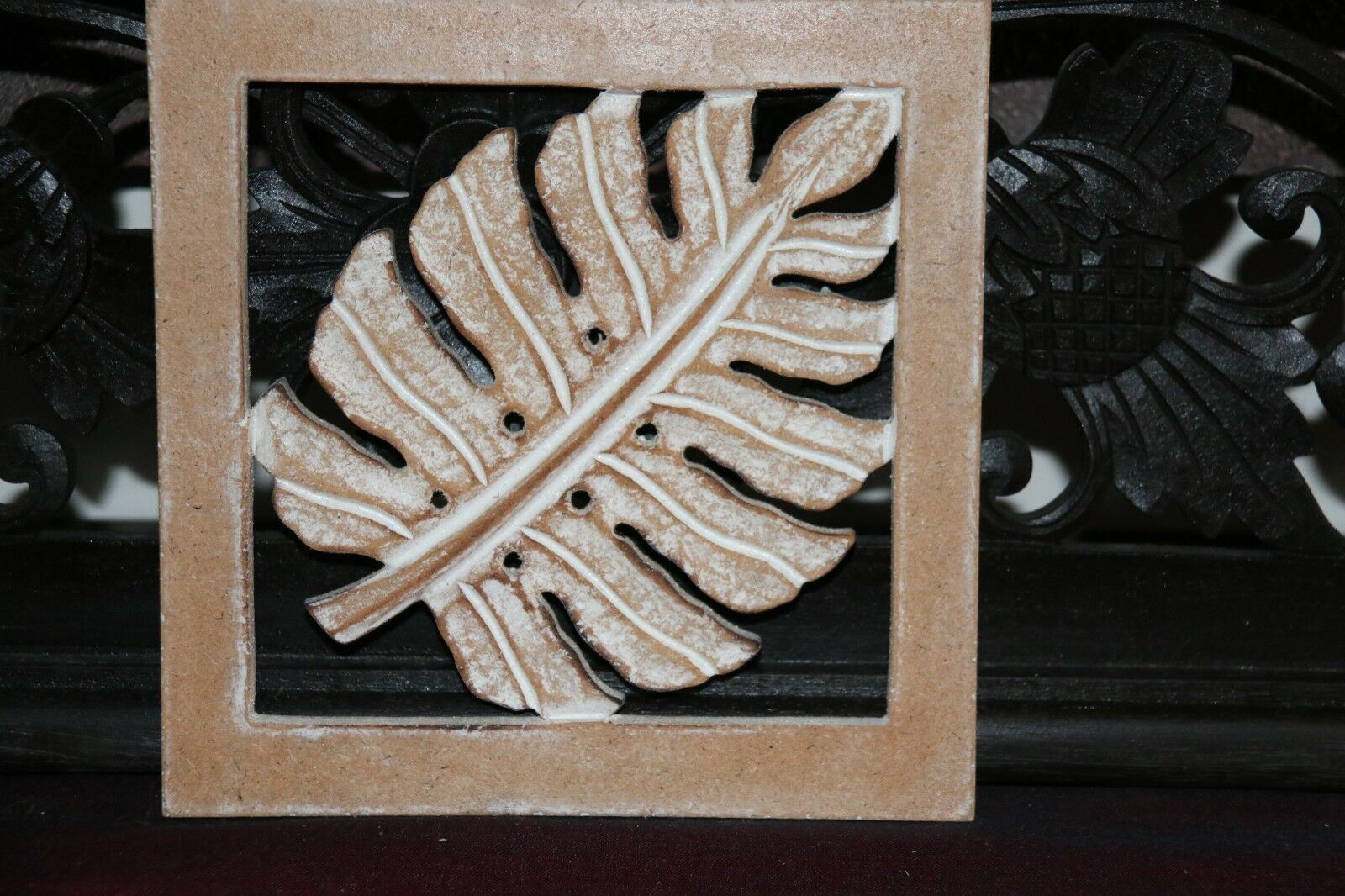 NEW Balinese Carved MDF/Wood Mandala / Tropical Wall Panels - Bali Wal ...
