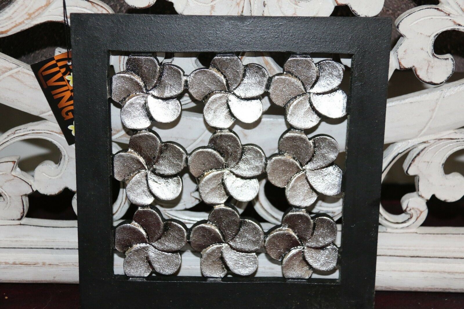 NEW Balinese Carved MDF/Wood Mandala / Tropical Wall Panels - Bali Wal ...