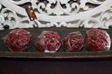 NEW Hand Crafted Balinese Woven Decor Ball - 6 COLOURS - Bali Homewares