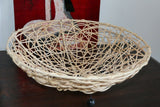 NEW Balinese Hand Crafted Open Fruit Basket - Woven Bali Bowl - Balinese Basketw