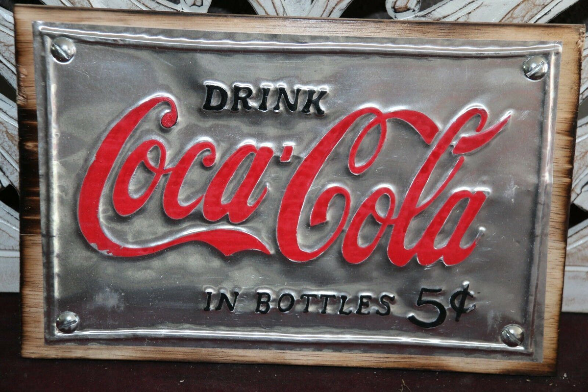 NEW Balinese Hand Crafted Nostalgic Coca-Cola Signs - FREE POST!!