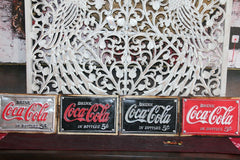 NEW Balinese Hand Crafted Nostalgic Coca-Cola Signs - FREE POST!!