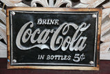 NEW Balinese Hand Crafted Nostalgic Coca-Cola Signs - FREE POST!!