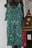 NEW Ladies Cotton Bali Knee Length Dress / Cool Summer Casual Dress / 4 Colours!