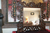 BRAND NEW Hand Carved Balinese Feature Mirror - Bali Carved Mirror