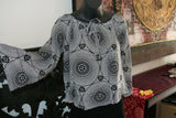 Beautiful 3/4 Sleeve Top - 2 COLOURS AVAIL One Size - Balinese Clothing