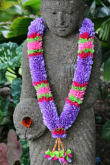 NEW Hand Made Balinese Flower Garland ( Hindu Jai Mala ) MANY COLOURS AVAILABLE