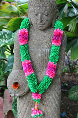 NEW Hand Made Balinese Flower Garland ( Hindu Jai Mala ) MANY COLOURS AVAILABLE