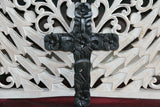 NEW Wall Hung Balinese Small BOHO Style Handcrafted Cross - 4 Colours Available