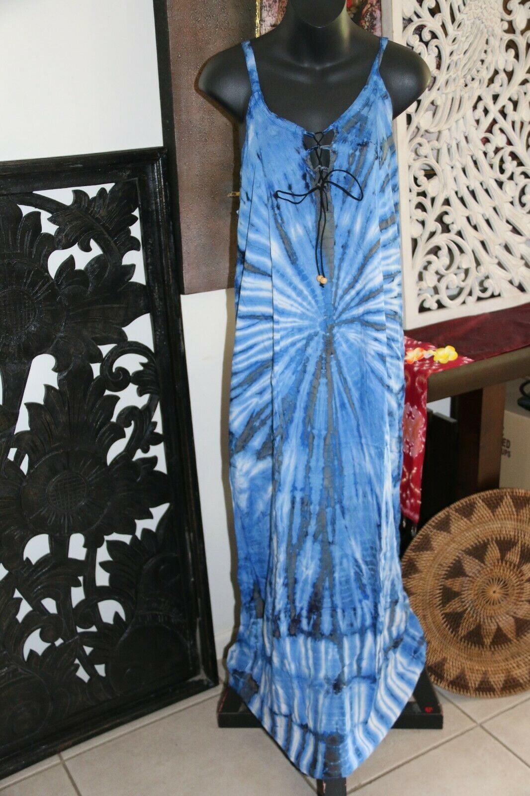 NEW Ladies Cotton Bali Maxi Dress / 5 COLOURS / Cool Casual Maxi Dress