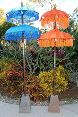 Balinese Double Ceremony Umbrella - Bali Umbrella - Balinese Garden Art