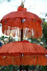 Balinese Double Ceremony Umbrella - Bali Umbrella - Balinese Garden Art