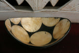 NEW Balinese Hand Crafted Resin/Shell Bowl - Bali Dip / Dipping Sauce Bowl