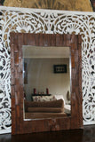 BRAND NEW Hand Carved Balinese Feature Mirror - Bali Carved Mirror