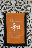 Brand New Balinese HARMONY Affirmation Banner - Hanging Bali Affirmation