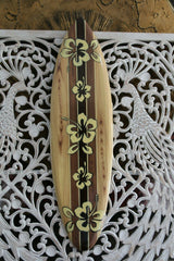 NEW Bali Handmade Woodie Surfboard Wall Decor 80cm - Bali Surfboard Wall Art