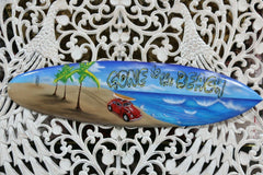 NEW Bali Handmade Air Brushed Surfboard Wall Decor 80cm - Bali Surfboard Wall Ar