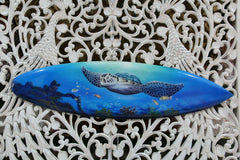 NEW Bali Handmade Air Brushed Surfboard Wall Decor 80cm - Bali Surfboard Wall Ar