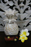 NEW Hand Carved Wooden Pineapple Decor - BOHO Style  -  3 Colours Available