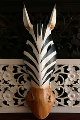 NEW Balinese Hand Carved Wooden African Animal Mask 50cm -  African Wall Art