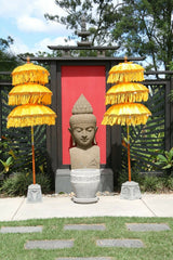 Balinese Triple Ceremony Umbrella - Bali Umbrella - Balinese Garden Art