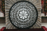 NEW Balinese Carved MDF/Wood Wall Panels - MANDALA Designs - 2 Colours Available