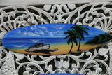 NEW Bali Handmade Air Brushed Surfboard Wall Decor 50cm - Bali Beach Surfboard S