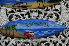 NEW Bali Handmade Air Brushed Surfboard Wall Decor 50cm - Bali Beach Surfboard S