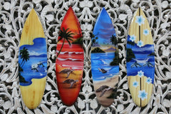 NEW Bali Handmade Air Brushed Surfboard Wall Decor 50cm - Bali Surfboard Sign