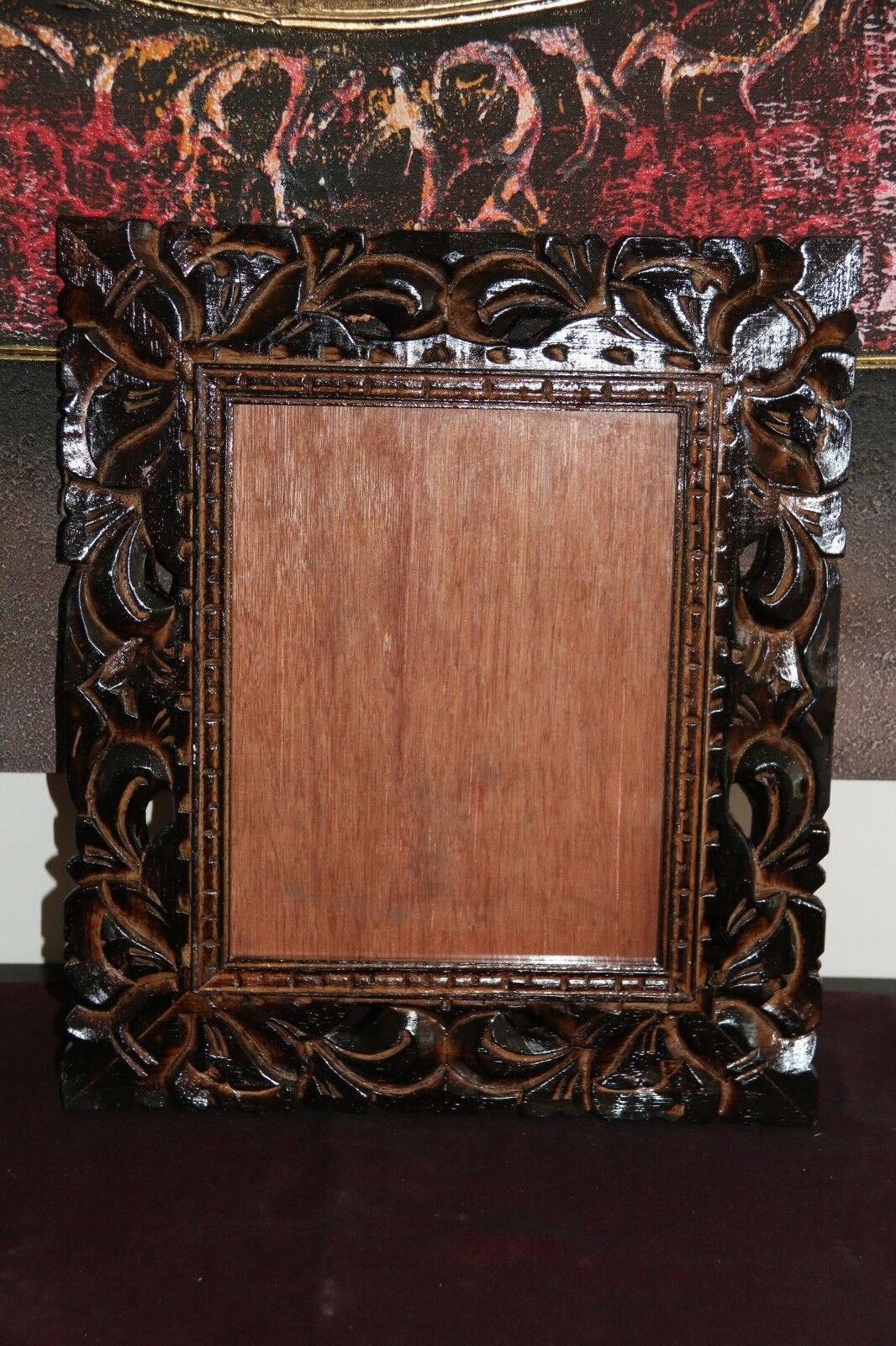 NEW Bali Hand Carved Wood Photo Frame 3 COLOURS AVAILABLE - Suit 20 x 25cm Photo