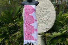 Bali Beach Sarong - Summer Beach Sarong - Bikini Cover Up - NEW 4 COLOURS AVAIL.