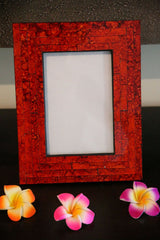 NEW Balinese Mosaic Photo Frame - MANY COLOURS AVAILABLE - Suit 10 x 15cm Photo