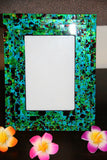 NEW Balinese Mosaic Photo Frame - MANY COLOURS AVAILABLE - Suit 10 x 15cm Photo