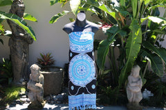 Bali Beach Sarong - Summer Beach Sarong - Bikini Cover Up - NEW 2 COLOURS AVAIL.